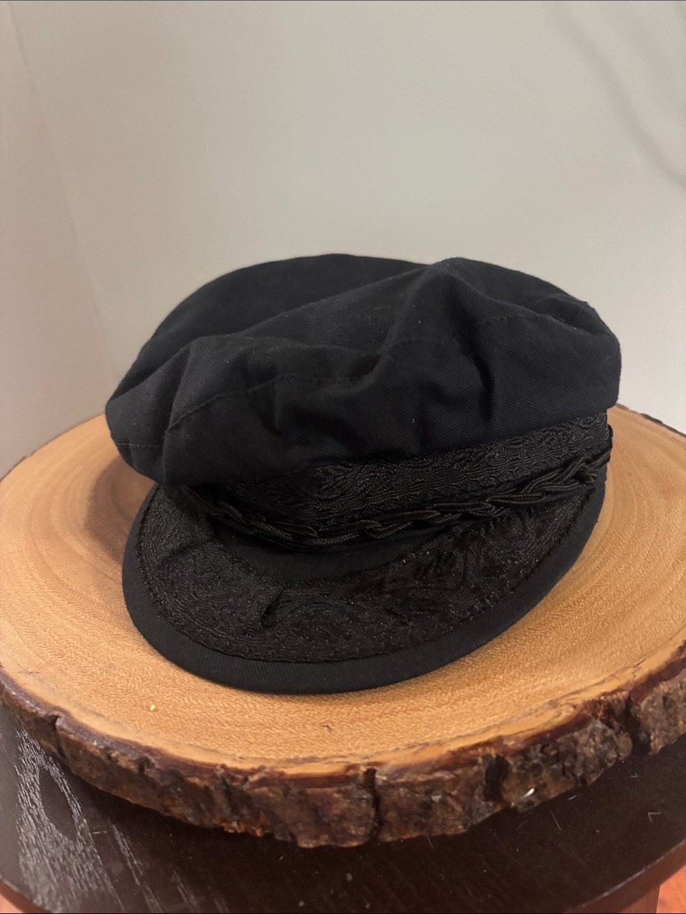 BRAND NEW AUTHENTIC GREEK Black Fisherman’s  mariner style Cap